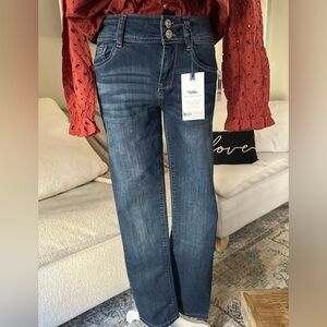 WallFlower Womens Juniors NWT Y2K Ultra Slim Bootcut Mid-Rise Soft Jeans Size 7